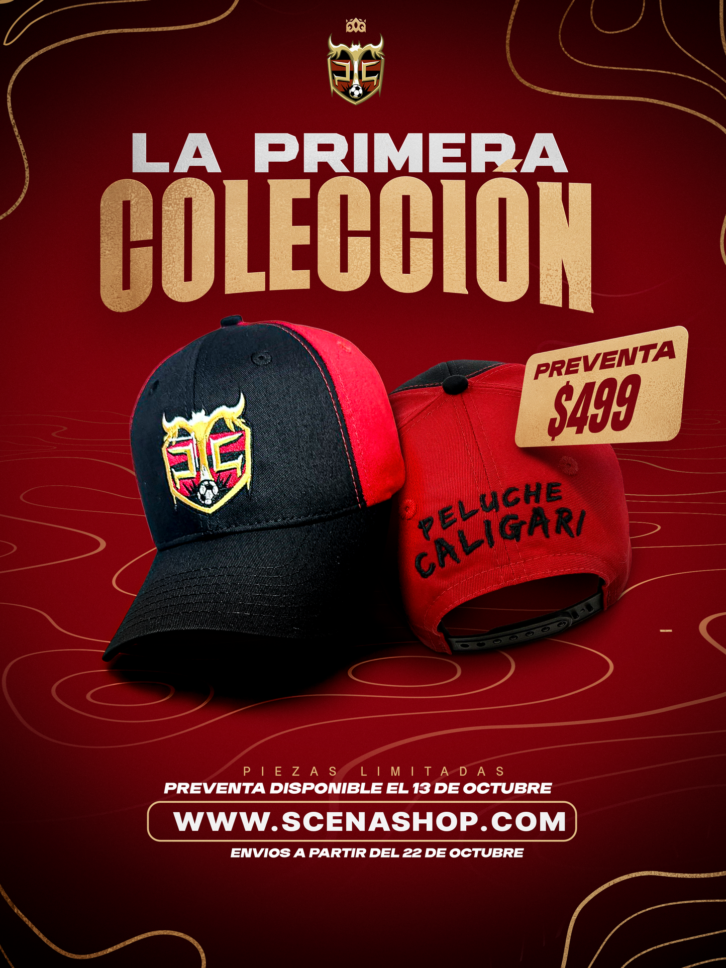 Gorra Peluche Caligari