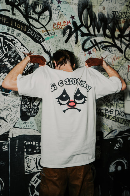 Playera blanca corazón Along